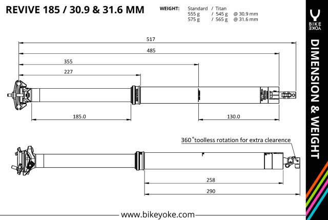 Yoke sales dropper post